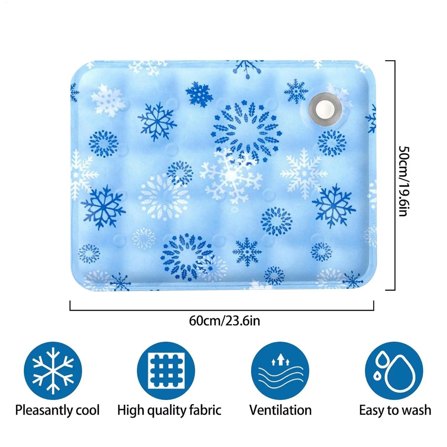 Dog cat Cooling Mat  Water-fill Gel Mat Leakproof Washable Cat Sleeping Cooling Mat For Dog Cat Puppy Kitten Small Animals