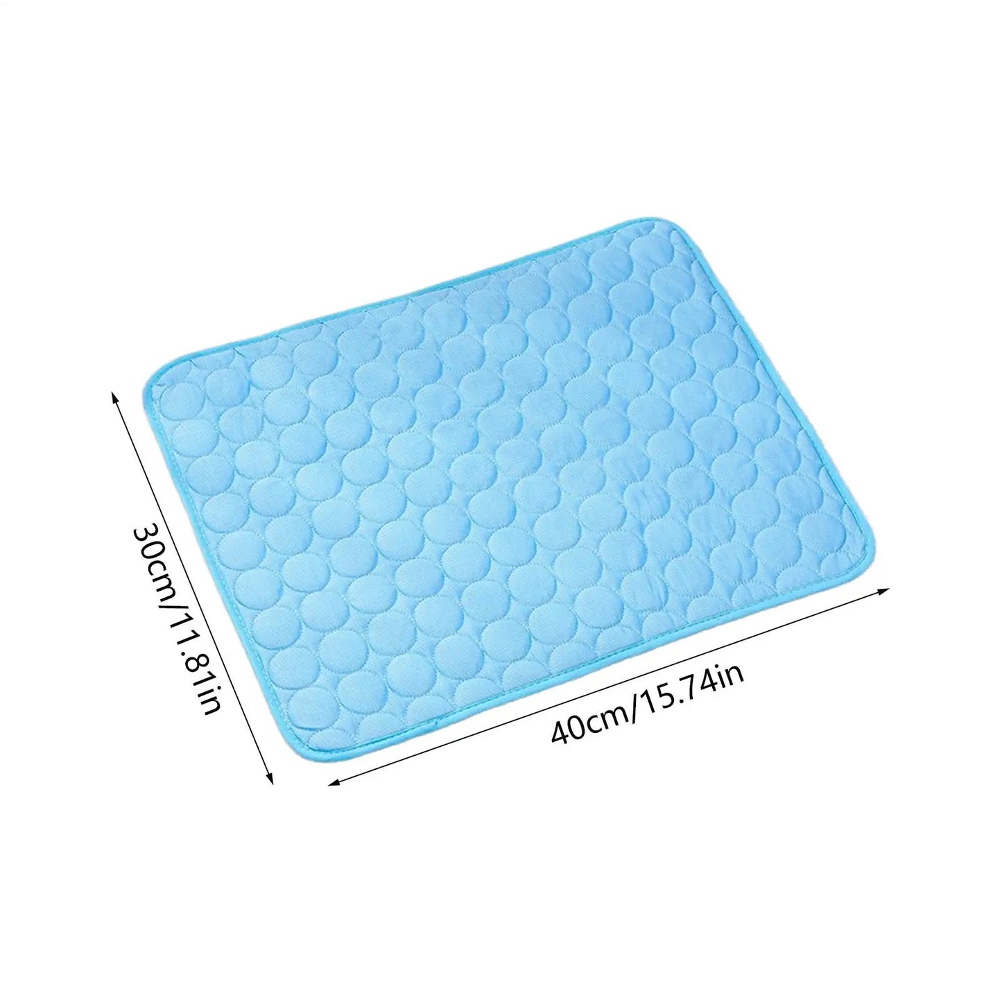 Dog Cooling Mat Ice-Silk Mat Indoor Pet Breathable Washable Pet Cooling Pad for Sofa Floor Kennel Car Seat Camping Travel Beach