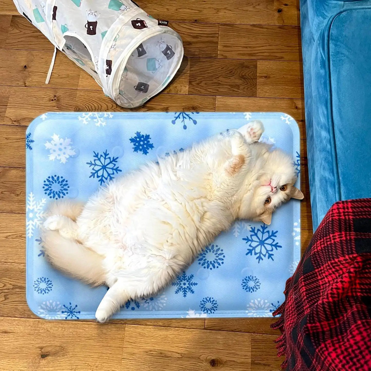 Dog cat Cooling Mat  Water-fill Gel Mat Leakproof Washable Cat Sleeping Cooling Mat For Dog Cat Puppy Kitten Small Animals