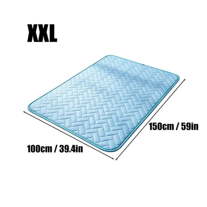 Dog Cooling Mat Summer Pet Cold Bed Extra Large For Small Big Dogs Pet Accessories Cat Durable Blanket Sofa Cat Ice Pad Blanket