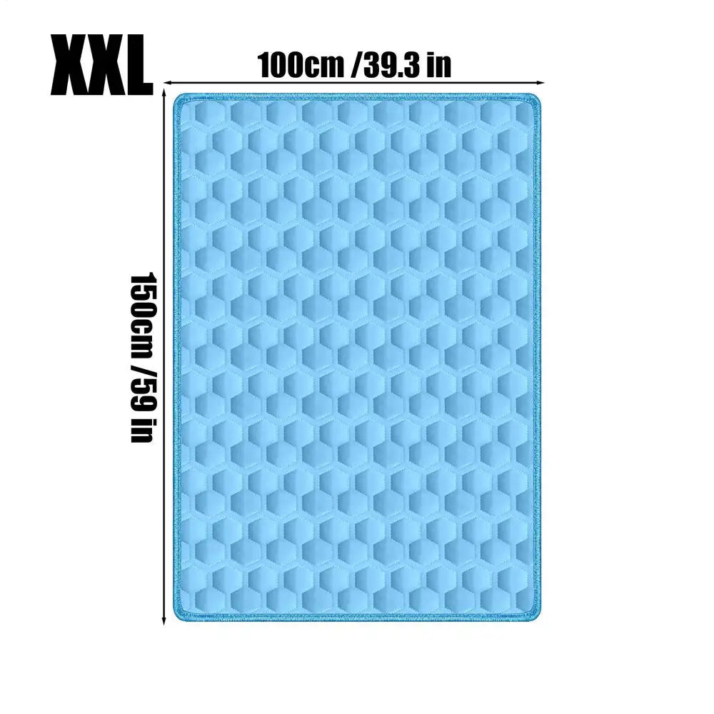 Dog Cooling Mat Summer Pet Cold Bed Extra Large For Small Big Dogs Pet Accessories Cat Durable Blanket Sofa Cat Ice Pad Blanket