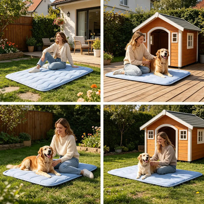 Dog Cooling Mat Summer Pet Cold Bed Pad For  Dogs Pet Accessories Cat Durable Blanket Sofa Cat Ice Pad Blanket Pet Supplies