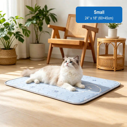 Dog Cooling Mat Summer Pet Cold Bed 3 Sizes For Small Big Dogs Pet Cat Portable Cooling Durable Blanket Sofa Cat Ice Pad Blanket