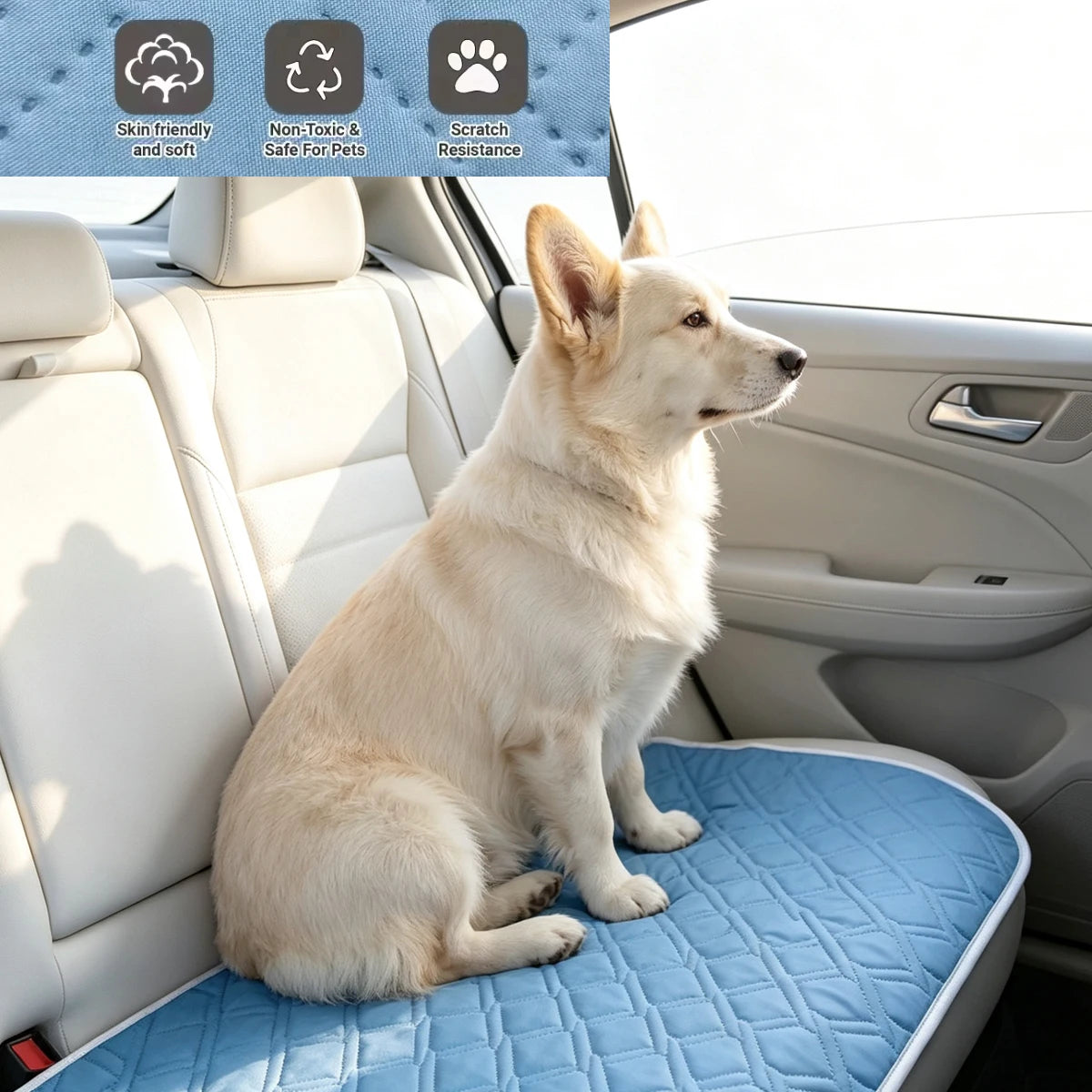 Dog Cooling Pad Large Mat Dogs Cool Refreshing Products Cold Pets Accessories Size Washable Bed Summer Does Not Slip Pet Goods
