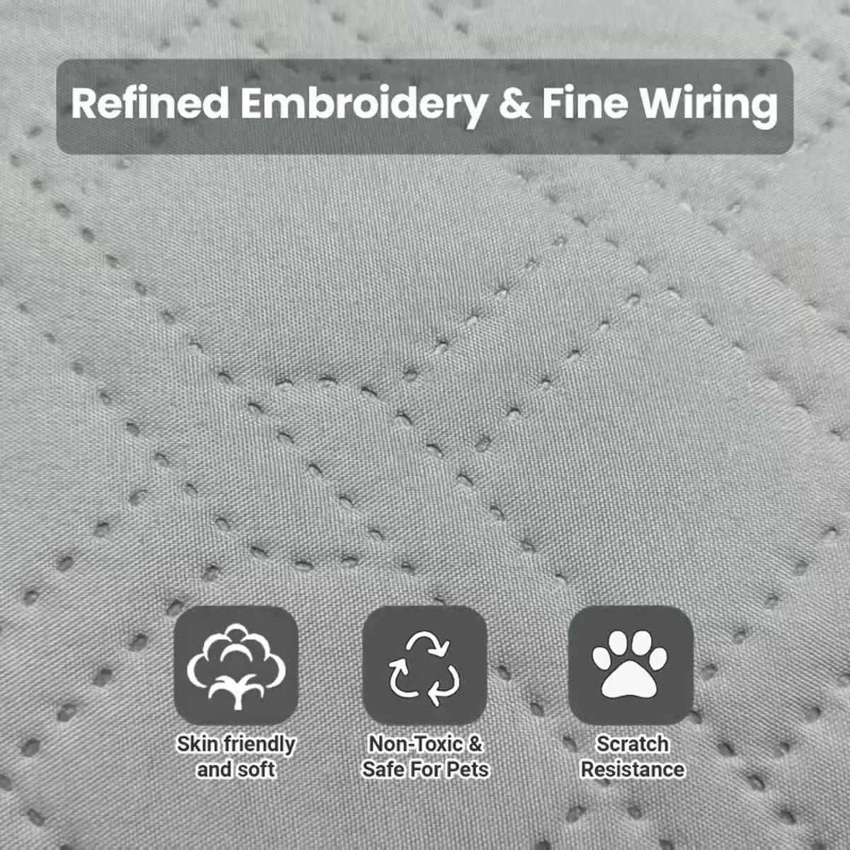 Dog Cooling Mat 45x35cm Self Cooling Pet Pad Soft Sweat Absorbent Sleeping Rug for Cats Summer Chill Cushion for Crate Kennel