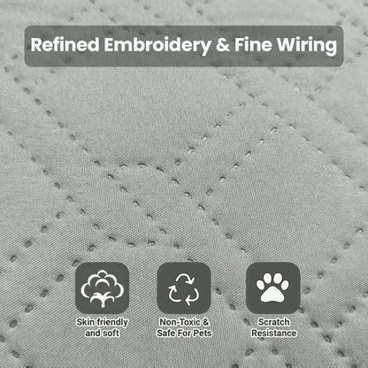 Dog Cooling Mat 45x35cm Self Cooling Pet Pad Soft Sweat Absorbent Sleeping Rug for Cats Summer Chill Cushion for Crate Kennel