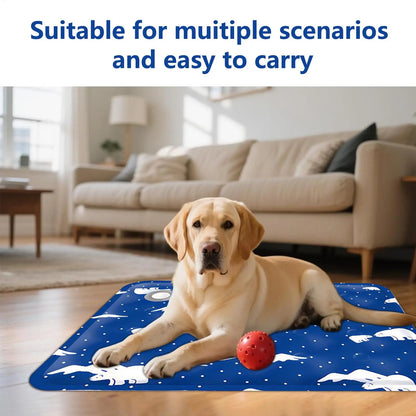Dog cat Cooling Mat  Water-fill Gel Mat Leakproof Washable Cat Sleeping Cooling Mat For Dog Cat Puppy Kitten Small Animals