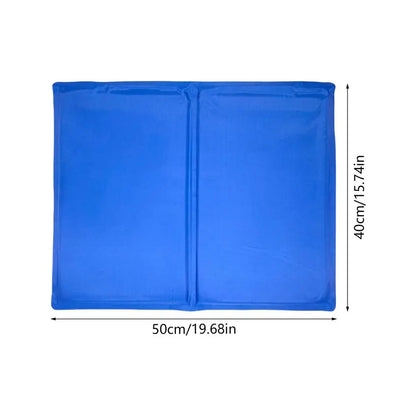 Cooling Mat for Dogs Self Cooling Ice Pad Portable Cats Sleeping Resting Gel Mat for Summer Relaxation Napping Crate Hot Weather