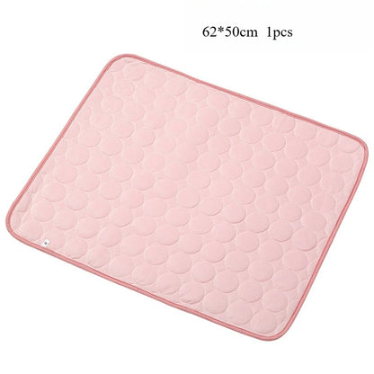 Dog Cooling Mat Dog Cooling Pad for Kennels, Crates, Cars, Indoor & Outdoor Ice Silk Cooling Mat for Extra Large Dogs Puppy Cats