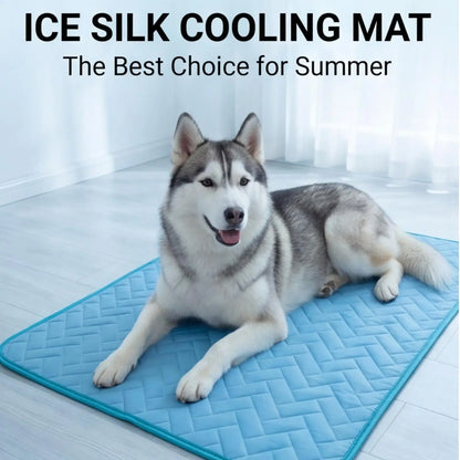 Dog Cooling Mat Summer Pet Cold Bed Extra Large For Small Big Dogs Pet Accessories Cat Durable Blanket Sofa Cat Ice Pad Blanket